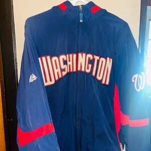 IC COLLECTION Navy and Red Jacket